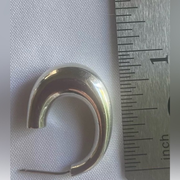 Tiffany’s Rare Pebble Link Sterling Silver 925 Bracelet and Earrings Set - Picture 7 of 10